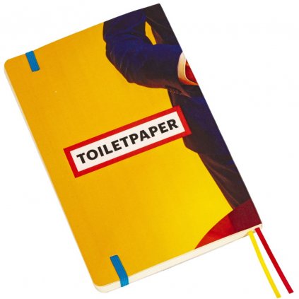 Jegyzetfüzet TOILETPAPER GLOBE 21 x 14 cm, kék, Seletti