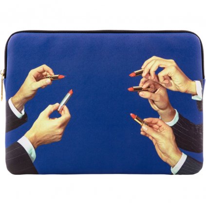 Nobtebook táska TOILETPAPER LIPSTICKS Seletti 34,5 x 25 cm kék