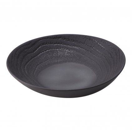 Arborescence mélytányér / tál, medvecukorfekete, Ø 24 cm