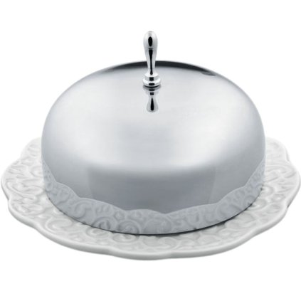 Vajtartó doboz DRESSED, 12 cm, fehér, Alessi