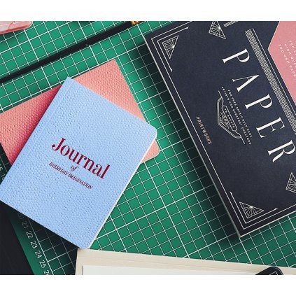 Zsebfüzet JOURNAL, 128 oldal, kék, Printworks