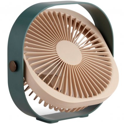 FANTASTIC 20 cm-es asztali ventilátor, zöld, Printworks 