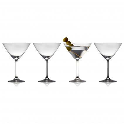 Martini pohár JUVEL, 4 db szett, 280 ml, Lyngby Glas