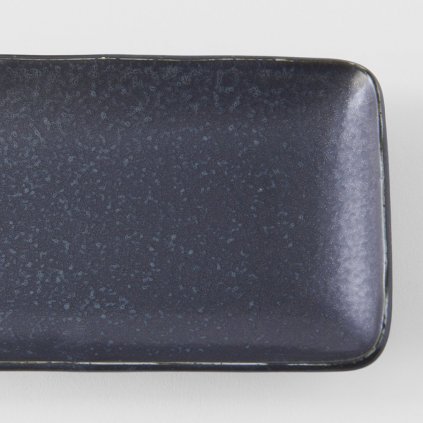 Tálalótányér BB BLACK 29,5 x 12 cm, téglalap alakú, fekete, MIJ