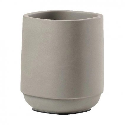 Fogkefe pohár TIME 10 cm, sötétszürke, beton, Zone Denmark