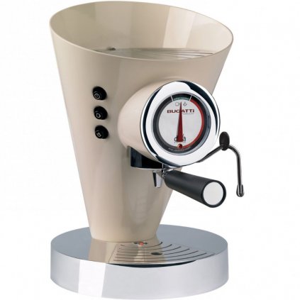 Eszpresszó kávéfőző DIVA EVOLUTION 0,8 l, krém, rozsdamentes acél, Bugatti