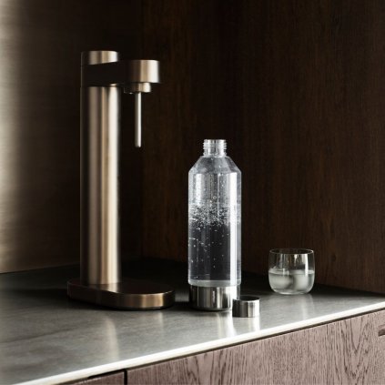 Szénsavas víz gyártó palack BRUS 1,15 l, átlátszó, műanyag, Stelton