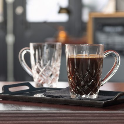 Kávés poharak NOBLESSE BARISTA, szett 2, 347 ml, átlátszó, Nachtmann