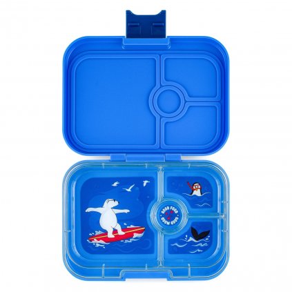 Bento doboz PANINO 4 surf kék / jegesmedve, 750 ml, Yumbox