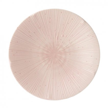 Oldaltányér ICE PINK 22 cm, rózsaszín, MIJ
