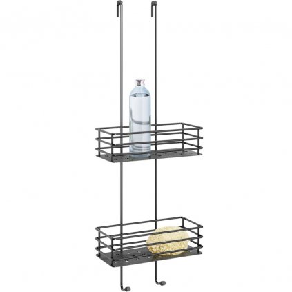 Fürdőszoba szervező IPARO 74 cm, fekete, rozsdamentes acél, Zack