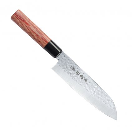 Santoku kés KANETSUNE TSUCHIME 16 cm, barna, Dellinger
