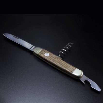 Güde ALPHA OAK zsebkés, 7 cm, barna