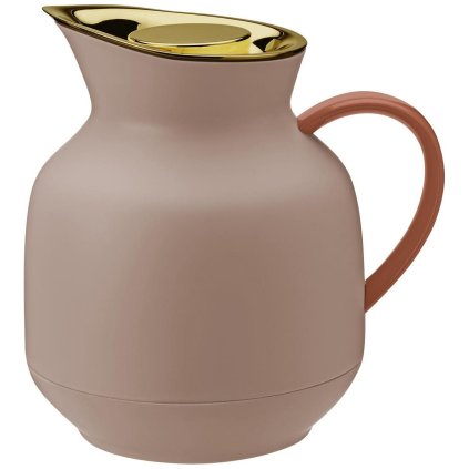 Stelton AMPHORA vákuumkanna, 1 l, 21 cm, barackszínű, műanyag