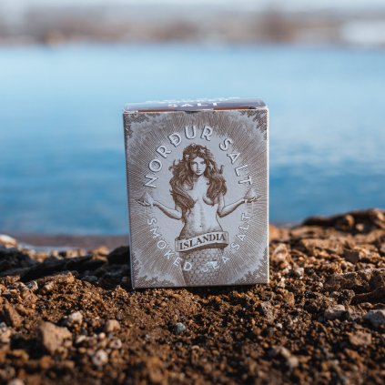 Nordur Salt sarkvidéki só, 100 g, füstölt, pelyhek, dobozban