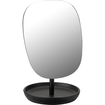 Stelton FJORD kozmetikai tükör, 25 cm, fekete, vas / kőedény
