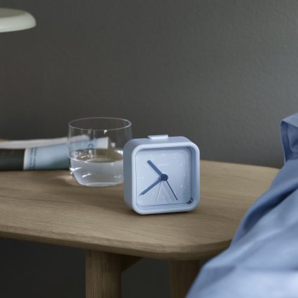 Stelton OKIRU ébresztőóra, 8 cm, világoskék, műanyag