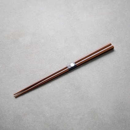 Evőpálcikák 22,5 cm, sötét barna, bambusz, MIJ
