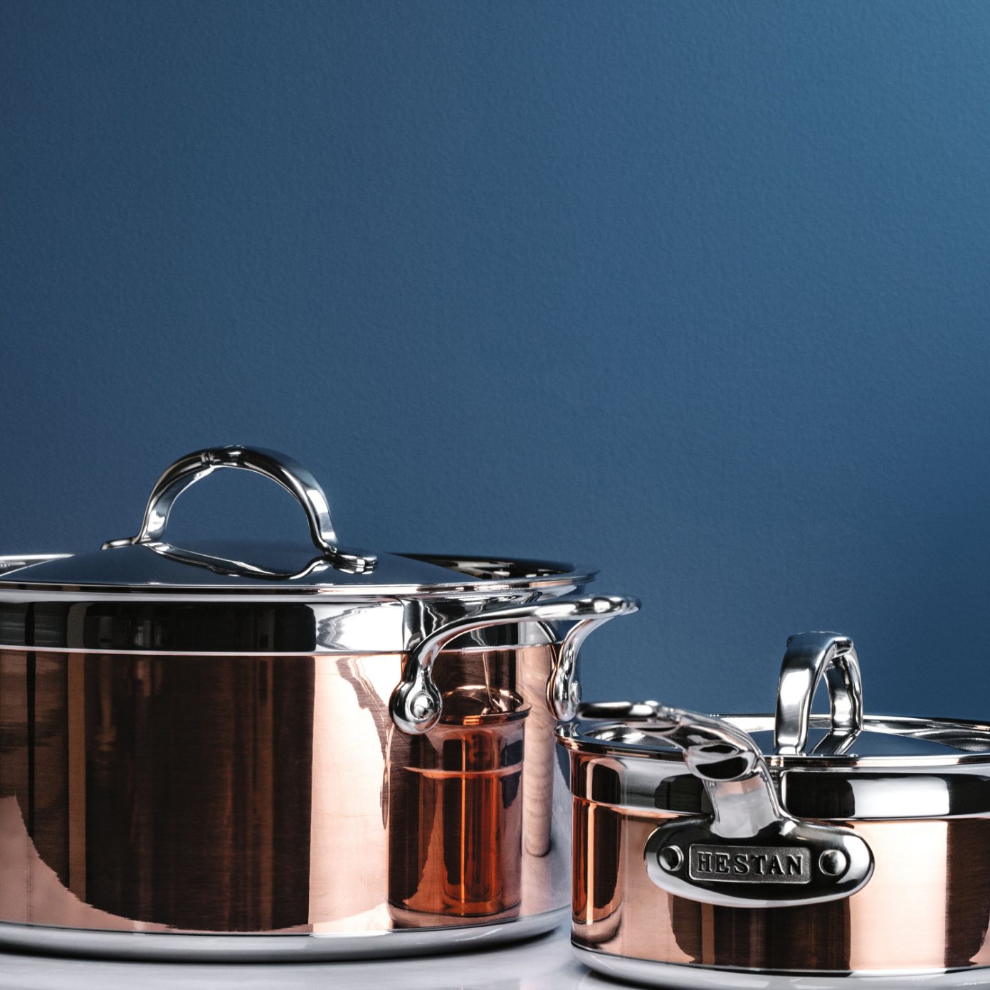 Fazék COPPERBOND 24 cm, 5,7 l, réz, Hestan