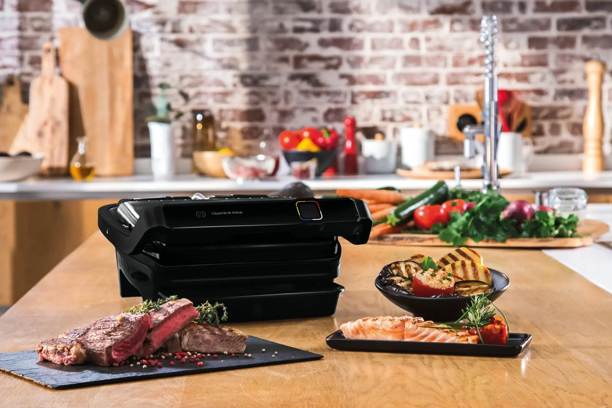 Elektromos kontaktgrill OPTIGRILL ELITE GC750830, Tefal