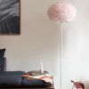 Lámpaernyő EOS 45 cm, rózsaszín, libapehely, Umage