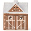 215969 9 svicen na cajovou svicku gingerbread christmas stable 11 5 cm hneda kamenina kahler
