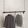 215942 1 vesak na obleceni swing 110 cm tmave hneda drevo lind dna