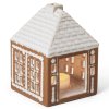 215975 svicen na cajovou svicku gingerbread lighthouse 12 cm hneda kamenina kahler