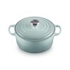 225096 kastrol signature 24 cm 4 2 l sea salt litina le creuset