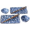Sushi szett BLUE PLUM DESIGN, 6 db, MIJ
