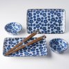 Sushi szett BLUE PLUM DESIGN, 6 db, MIJ