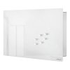 Kulcstartó szekrény mágneses ajtóval VELIO fehér 20 x 30 cm