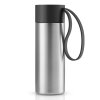 Utazási bögre TO GO, 350 ml, fekete, rozsdamentes acél