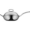 Wok MULTIPLY 32 cm, fedővel, rozsdamentes acél, WMF