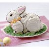 3D forma húsvéti nyuszi Spring Bunny ezüst