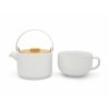 Teáskanna UMEA TEA FOR ONE 500 ml, tea csésze, fehér, Bredemeijer