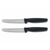 Zöldségvágó kés készlet Create Wüsthof recés fekete 2 db