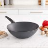 Wok DIAMOND LITE 32 cm, indukcióhoz, titánium, WOLL