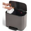Pedálos szemetes kosár BO 11 + 23 l, platina, Brabantia