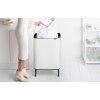Érintős szemeteskosár BO 60 l, fehér, Brabantia