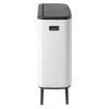 Érintős szemeteskosár BO 60 l, fehér, Brabantia