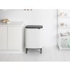Érintős szemeteskosár BO 60 l, fehér, Brabantia