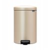 Pedálos szemetes kosár NEWICON 20 l, pezsgőszínű, Brabantia