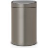 Érintős szemeteskosár TOUCH BIN NEW 23 + 10 l, platina, Brabantia