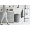 Érintős szemeteskosár TOUCH BIN NEW 23 + 10 l, platina, Brabantia
