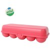 Tároló doboz EGGS TO GO 28 cm, 10 tojáshoz, organikus korall, Koziol