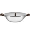 Wok EDO 34 cm, 5,8 l, rozsdamentes acél, Alessi