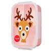 Gyerek uzsonnás doboz DEER pink, 3 Sprouts