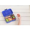Gyerek uzsonnás doboz BLUE FUNNY MONSTERS 625 ml, 6 rekeszes, kék, Yumbox