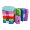 Gyerek uzsonnás doboz BLUE FUNNY MONSTERS 625 ml, 6 rekeszes, kék, Yumbox